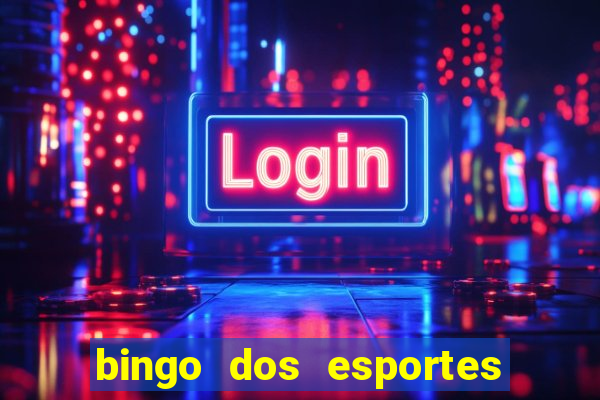 bingo dos esportes para imprimir
